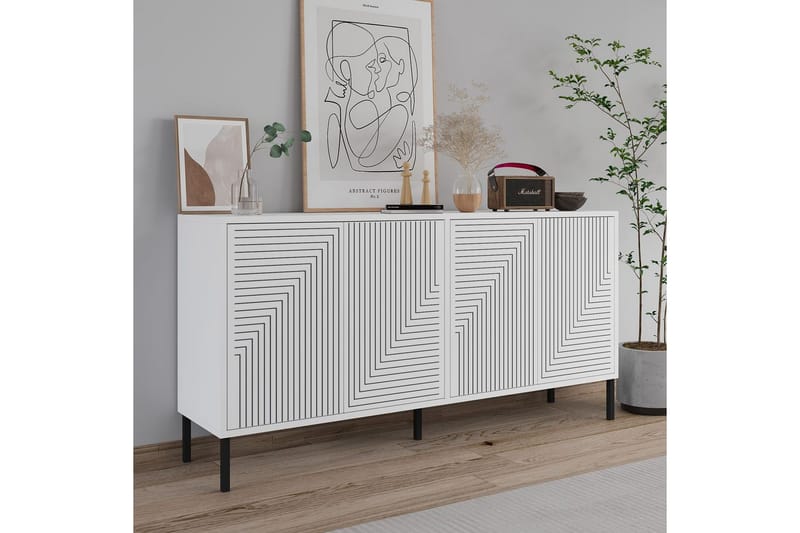 Lyric Konsollbord 150 cm - Hvit - Møbler - Bord - Avlastningsbord & sidobord - Konsollbord & gangbord