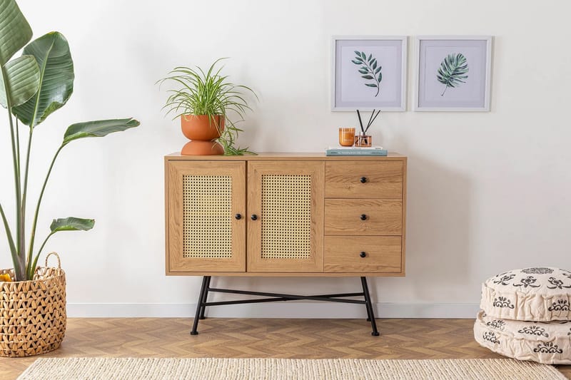 Makwana Konsollbord 120 cm - Naturell - Oppbevaring - Oppbevaringsmøbler - Sideboard & skjenk