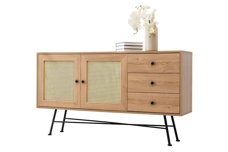 Makwana Konsollbord 160 cm - Naturell - Oppbevaring - Oppbevaringsmøbler - Sideboard & skjenk