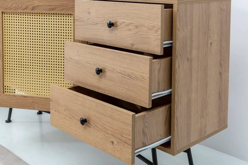 Makwana Konsollbord 160 cm - Naturell - Oppbevaring - Oppbevaringsmøbler - Sideboard & skjenk