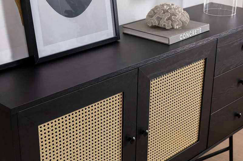 Makwana Konsollbord 160 cm - Svart - Oppbevaring - Oppbevaringsmøbler - Sideboard & skjenk