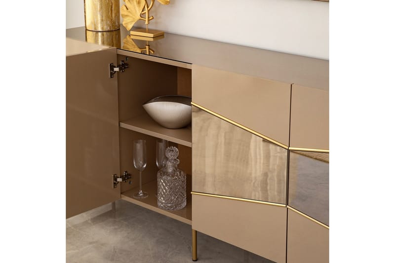 Mami Konsollbord 180 cm - Bronse - Oppbevaring - Oppbevaringsmøbler - Sideboard & skjenk