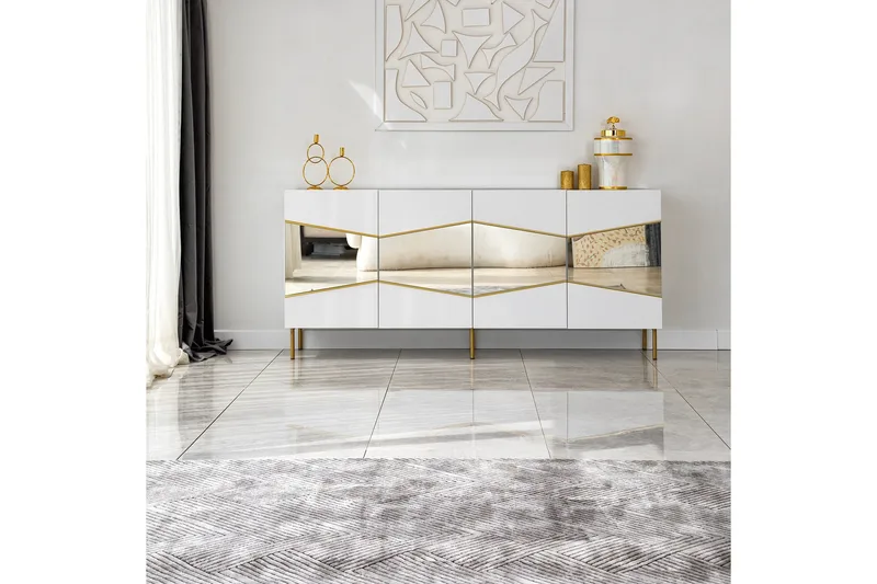 Mami Konsollbord 180 cm, Hvit