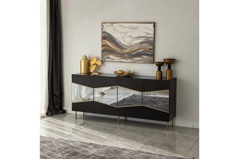 Mami Konsollbord 180 cm - Svart - Oppbevaring - Oppbevaringsmøbler - Sideboard & skjenk