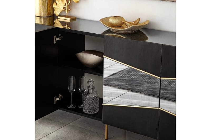 Mami Konsollbord 180 cm - Svart - Oppbevaring - Oppbevaringsmøbler - Sideboard & skjenk