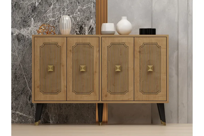 Manash Konsollbord 120 cm - Eik - Oppbevaring - Oppbevaringsmøbler - Sideboard & skjenk