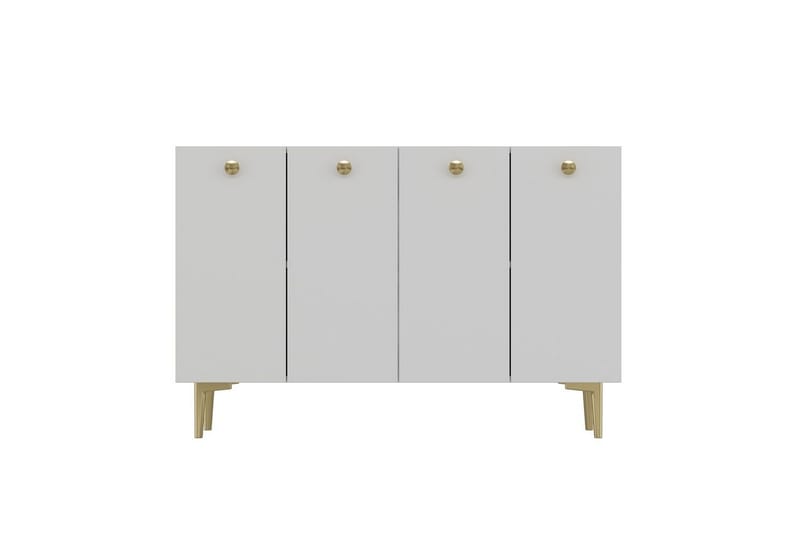 Mangvar Konsollbord 120 cm - Hvit/Gull - Møbler - Bord - Avlastningsbord & sidobord - Konsollbord & gangbord