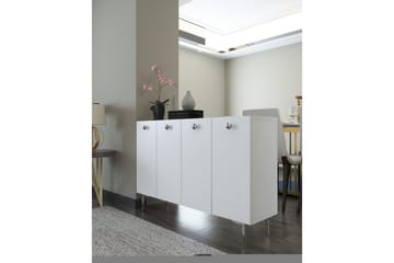 Mangvar Konsollbord 120 cm - Hvit/Sølv - Møbler - Bord - Avlastningsbord & sidobord - Konsollbord & gangbord