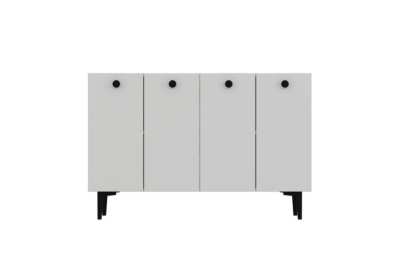 Mangvar Konsollbord 120 cm, Hvit/Svart