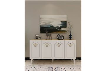 Maren Konsollbord 150 cm - Eik/Hvit - Møbler - Bord - Avlastningsbord & sidobord - Konsollbord & gangbord