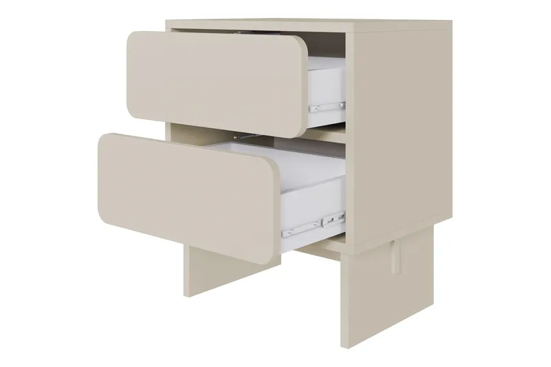 Marinport Nattbord 50 cm - Beige - Møbler - Bord - Avlastningsbord & sidobord - Sengebord & nattbord