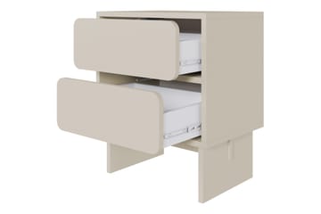 Marinport Nattbord 50 cm - Beige - Møbler - Bord - Avlastningsbord & sidobord - Sengebord & nattbord