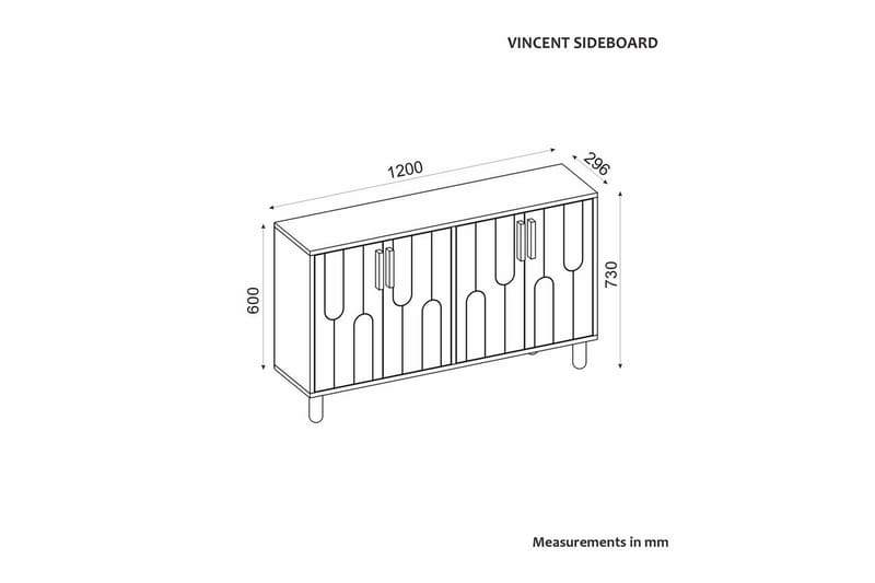 Masateru Konsollbord 120 cm - Mellomfarget tre - Møbler - Bord - Avlastningsbord & sidobord - Konsollbord & gangbord