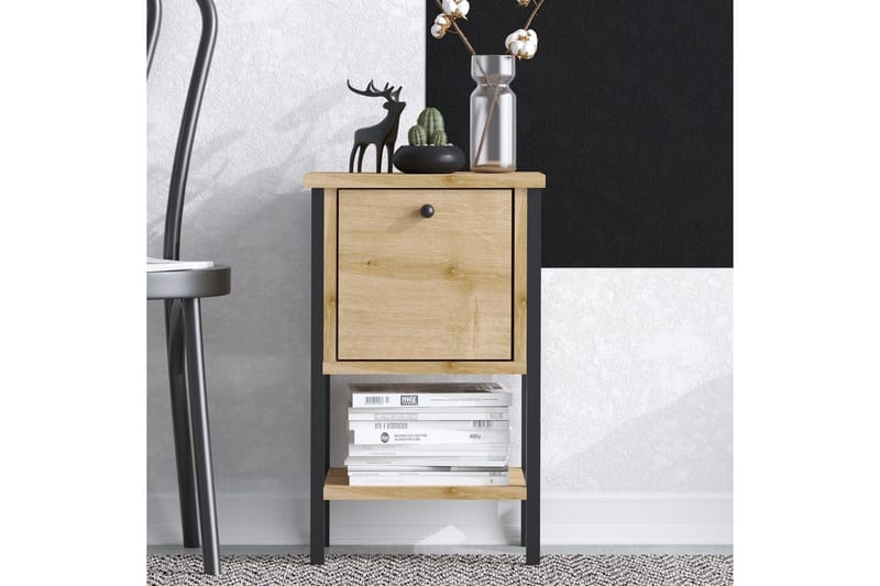 Matar Sidebord 35 cm - Brun/Svart - Møbler - Bord - Avlastningsbord & sidobord - Lampebord & sidebord