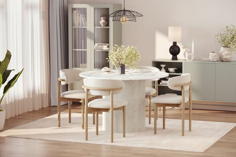 Matterhorn Konsollbord - Sidebord 40 cm dyb 157 cm bred 80 cm høy - Beige - Møbler - Bord - Avlastningsbord & sidobord - Konsollbord & gangbord