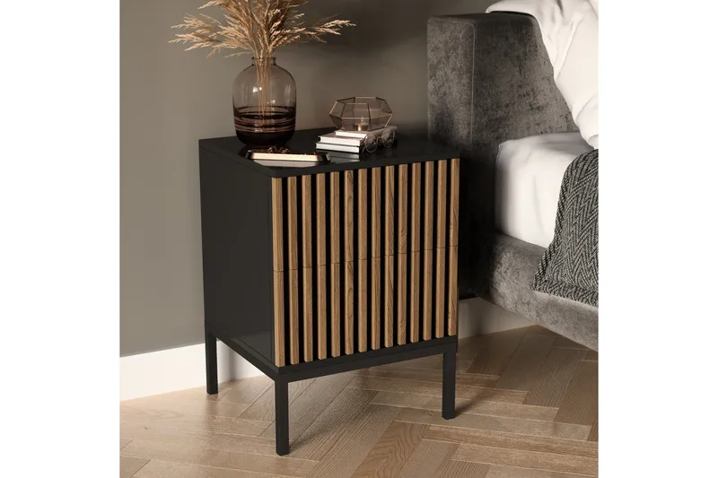 Meorati Nattbord 40 cm - Brun - Møbler - Bord - Avlastningsbord & sidobord - Sengebord & nattbord