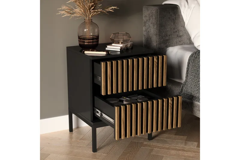 Meorati Nattbord 40 cm - Brun - Møbler - Bord - Avlastningsbord & sidobord - Sengebord & nattbord