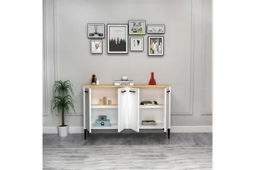 Merion Konsollbord 120 cm - Eik/Hvit - Møbler - Bord - Avlastningsbord & sidobord - Konsollbord & gangbord