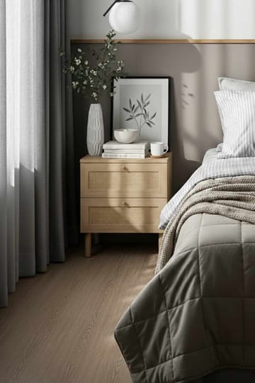 Meyloren nattbord 50 cm - Beige - Møbler - Bord - Avlastningsbord & sidobord - Sengebord & nattbord