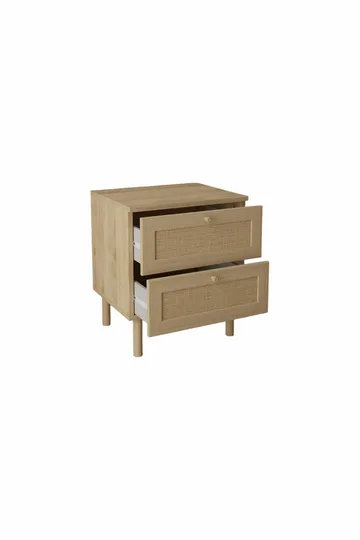 Meyloren nattbord 50 cm - Beige - Møbler - Bord - Avlastningsbord & sidobord - Sengebord & nattbord