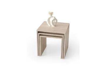 Miraen Settbord 50 cm - Travertin - Møbler - Bord - Avlastningsbord & sidobord - Settbord