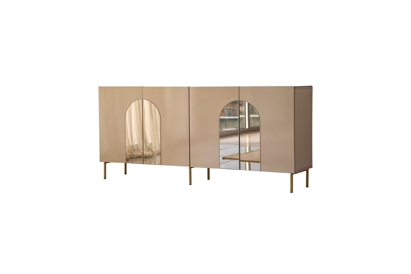 Mirrilnesh Konsollbord 180 cm - Bronse/Gull - Møbler - TV- & Mediamøbler - TV-skap