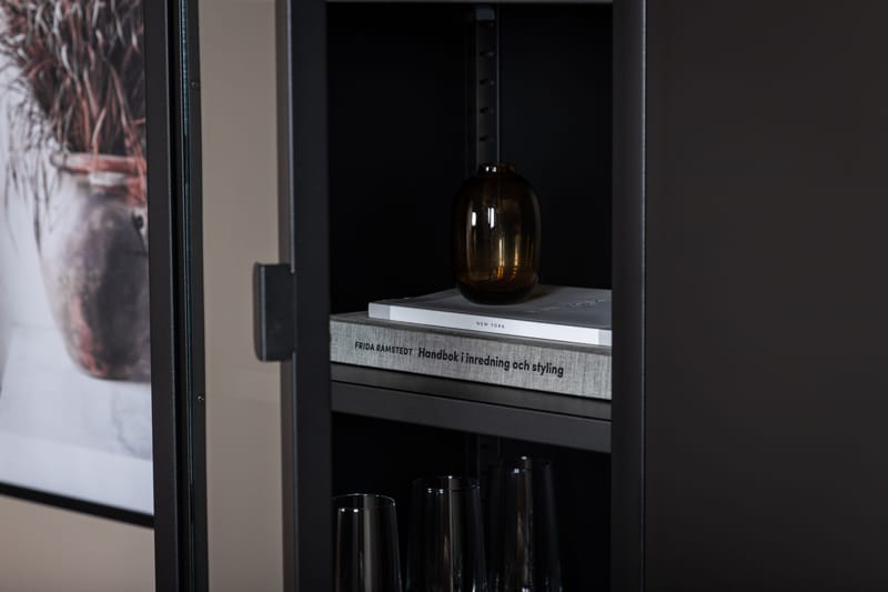 Misha Skap 41 cm - Svart - Oppbevaring - Skap - Vitrineskap