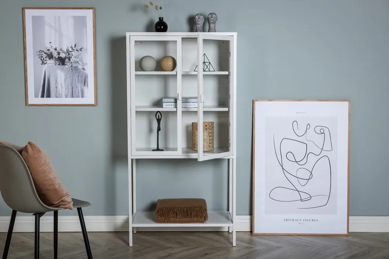 Misha Skap 75 cm - Hvit - Møbler - Bord - Avlastningsbord & sidobord