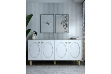 Mittopuri Konsollbord 150 cm - Brun/Hvit - Møbler - Bord - Avlastningsbord & sidobord - Konsollbord & gangbord