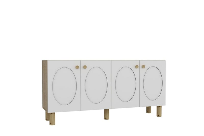 Mittopuri Konsollbord 150 cm - Brun/Hvit - Møbler - Bord - Avlastningsbord & sidobord - Konsollbord & gangbord