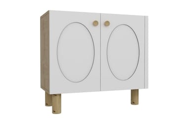 Mittopuri Konsollbord 150 cm - Brun/Hvit - Møbler - Bord - Avlastningsbord & sidobord - Konsollbord & gangbord