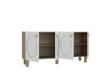 Mittopuri Konsollbord 150 cm - Brun/Hvit - Møbler - Bord - Avlastningsbord & sidobord - Konsollbord & gangbord