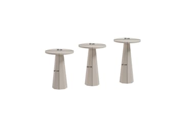 Miu Settbord 35 cm - Hvit - Møbler - Bord - Avlastningsbord & sidobord - Settbord