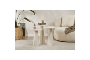 Miu Settbord 35 cm - Hvit - Møbler - Bord - Avlastningsbord & sidobord - Settbord