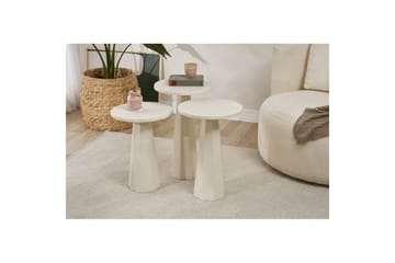 Miu Settbord 35 cm - Hvit - Møbler - Bord - Avlastningsbord & sidobord - Settbord