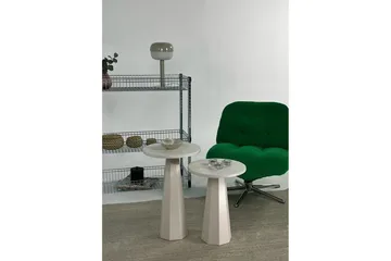 Miu Settbord 35 cm - Krem - Møbler - Bord - Avlastningsbord & sidobord - Settbord