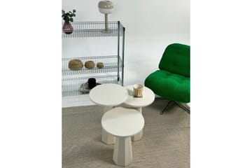 Miu Settbord 35 cm - Krem - Møbler - Bord - Avlastningsbord & sidobord - Settbord