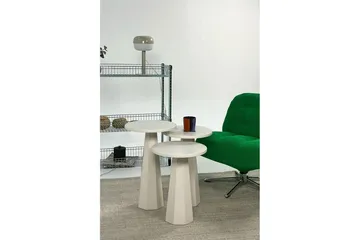 Miu Settbord 35 cm - Krem - Møbler - Bord - Avlastningsbord & sidobord - Settbord