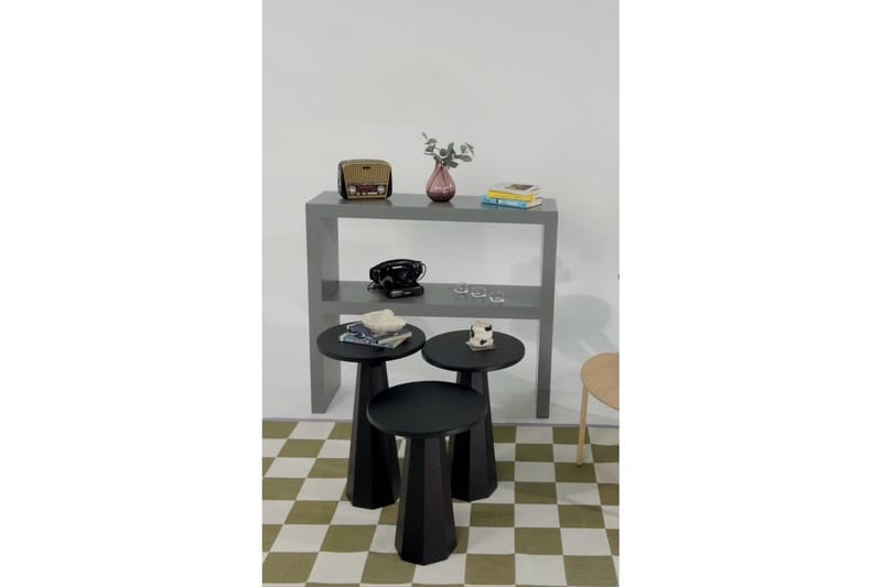 Miu Settbord 35 cm - Sort - Møbler - Bord - Avlastningsbord & sidobord - Settbord