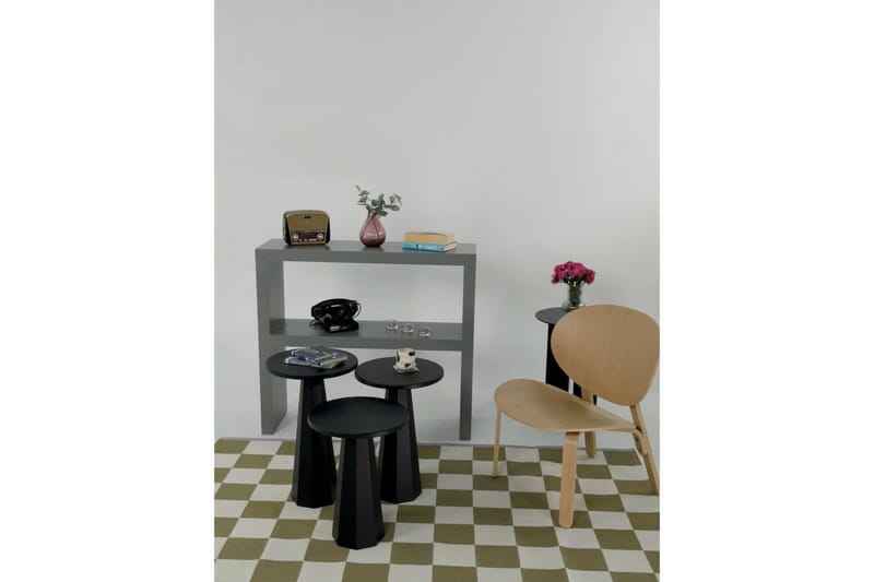 Miu Settbord 35 cm - Sort - Møbler - Bord - Avlastningsbord & sidobord - Settbord