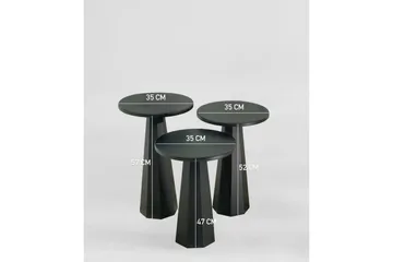 Miu Settbord 35 cm - Sort - Møbler - Bord - Avlastningsbord & sidobord - Settbord