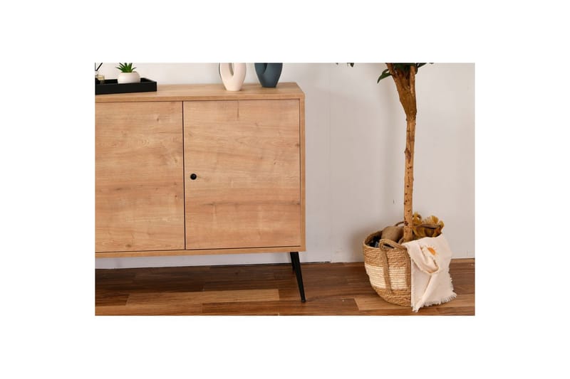 Mjudi Konsollbord 80 cm - Mellomfarget tre - Møbler - Bord - Avlastningsbord & sidobord - Konsollbord & gangbord