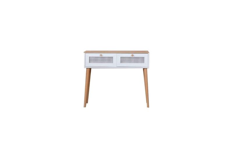 Mjudi Konsollbord 95 cm - Hvit/Lysfarget tre - Møbler - Bord - Avlastningsbord & sidobord - Konsollbord & gangbord