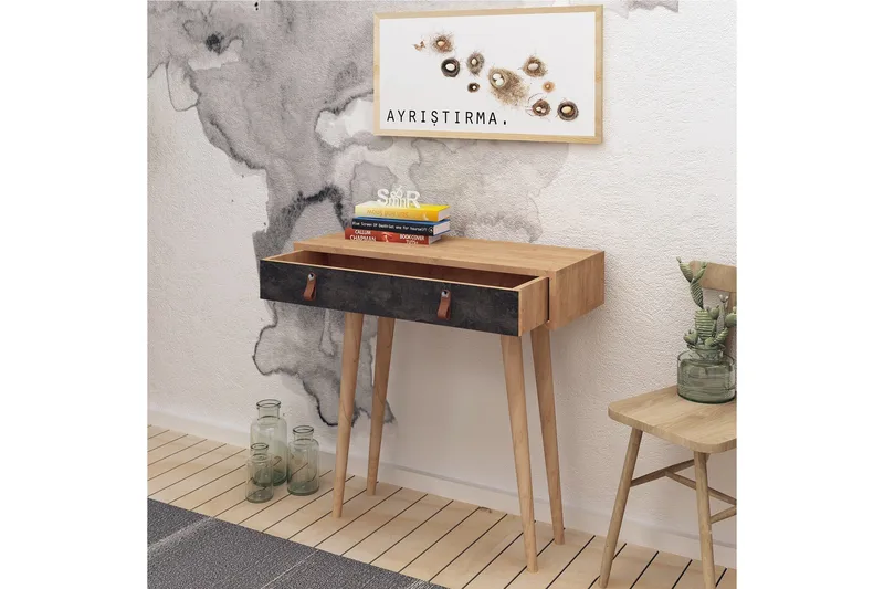 Mod Design Avlastningsbord Lærbeslag - Møbler - Bord - Avlastningsbord & sidobord - Konsollbord & gangbord