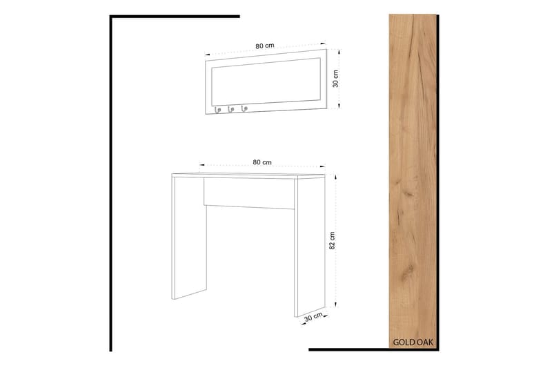 Mod Design Skrivebord - Møbler - Bord - Avlastningsbord & sidobord