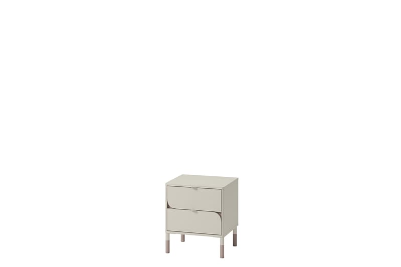 Monfort Nattbord 46 cm - Beige - Møbler - Bord - Avlastningsbord & sidobord - Sengebord & nattbord
