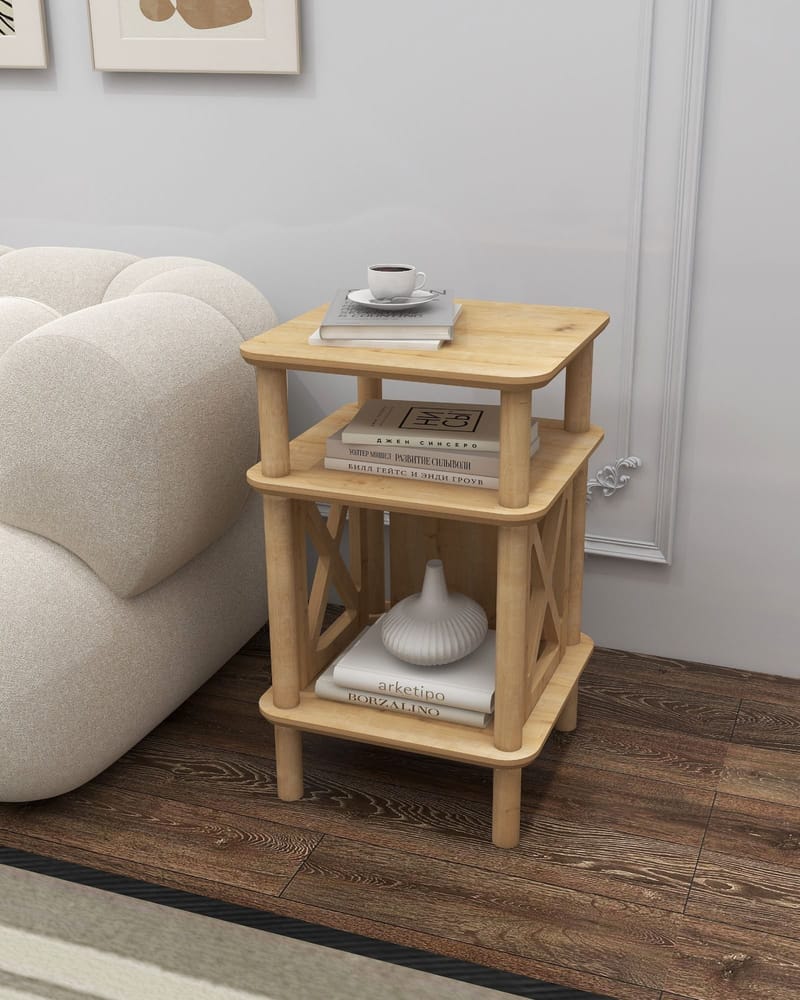 Mumira Sidebord 38 cm - Eik - Møbler - Bord - Avlastningsbord & sidobord - Brettbord og småbord