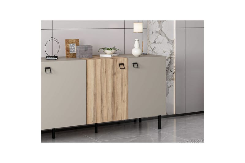 Munetaka Konsollbord 180 cm - Gull/Sand - Møbler - Bord - Avlastningsbord & sidobord - Konsollbord & gangbord
