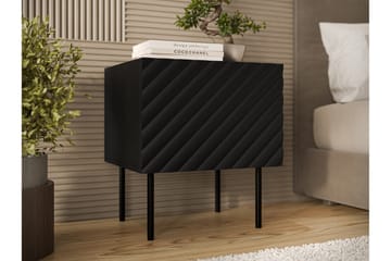 Munkedal Nattbord 47 cm - Svart - Møbler - Bord - Avlastningsbord & sidobord - Sengebord & nattbord