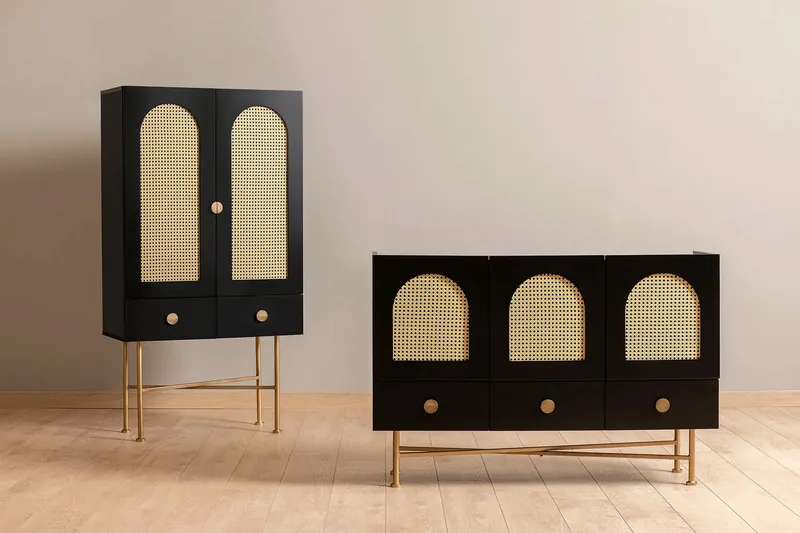 Munny Konsollbord 123 cm - Svart - Oppbevaring - Oppbevaringsmøbler - Sideboard & skjenk